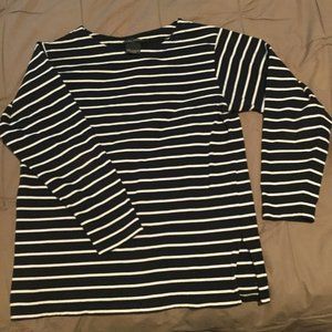 Laura Ashley Striped ⚓️ Boating Shirt Size M